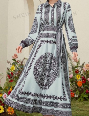 Rochie maxi Shein, mix culori
