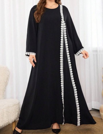 Rochie maxi Shein Curve+, negru