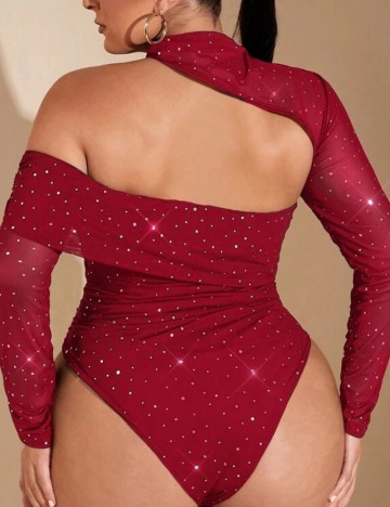 Body Shein Curve+, roșu