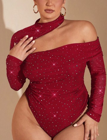 Body Shein Curve+, roșu