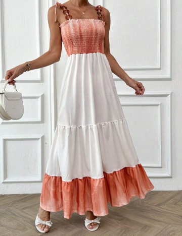 Rochie maxi Shein, mix culori