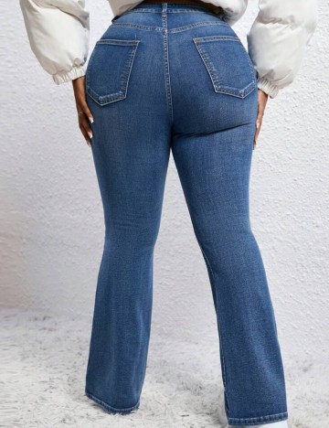 Jeans Shein Curve+, albastru