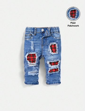 Jeans Shein, albastru