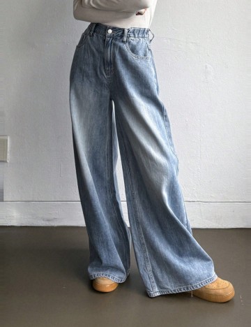 Jeans DAZY by Shein, albastru