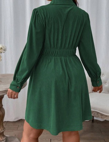 Rochie mini Shein Curve+, verde