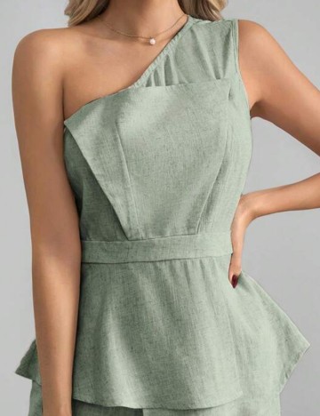 Top Shein, verde