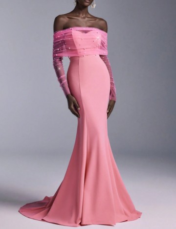 Rochie de ocazie Shein, roz