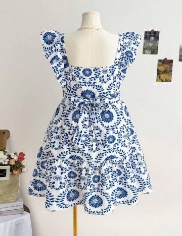 Rochie mini Shein Curve+, mix culori