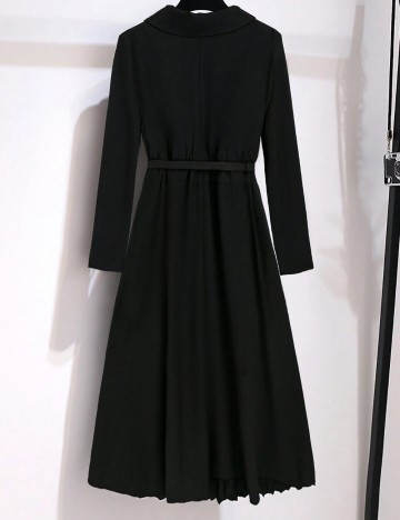 Rochie midi Shein Curve+, negru