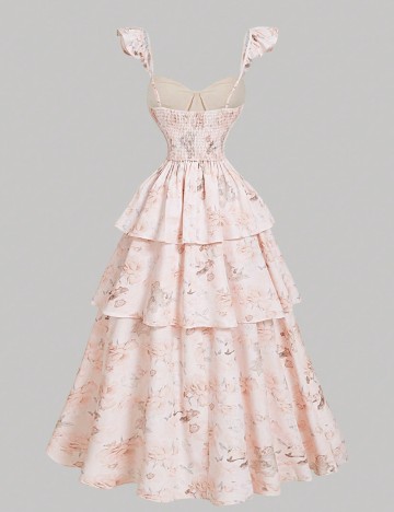 Rochie midi Shein, mix culori