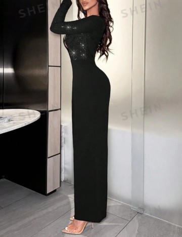 Salopetă Shein Curve+, negru
