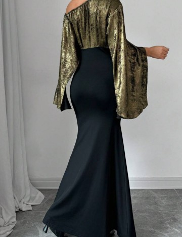 Rochie maxi Shein, mix culori
