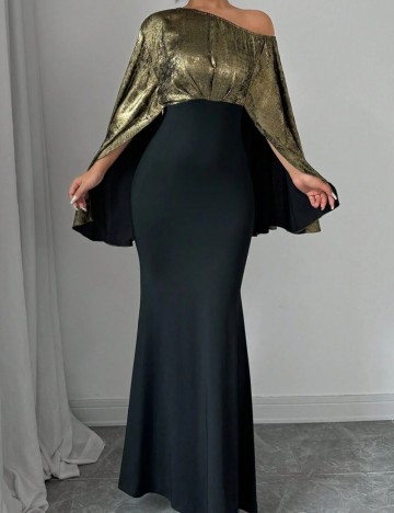 Rochie maxi Shein, mix culori