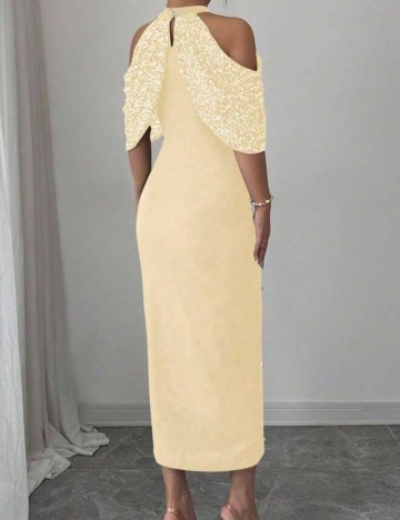 Rochie midi Shein, crem