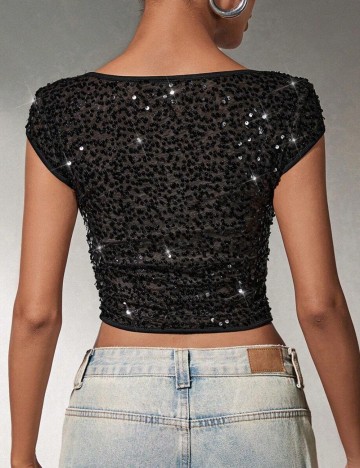 Top Shein, negru