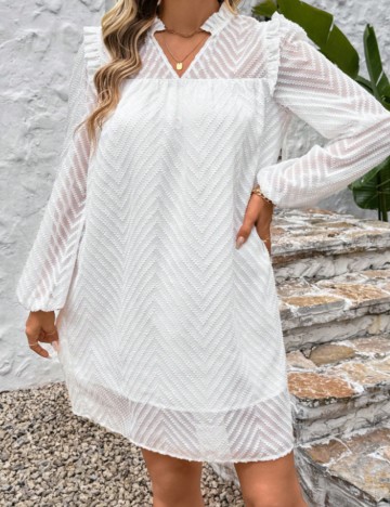 Rochie mini Shein, alb