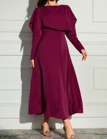 Rochie maxi Shein, vișiniu