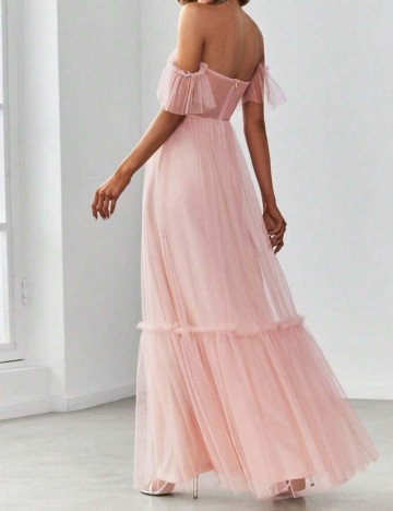 Rochie maxi Shein, roz