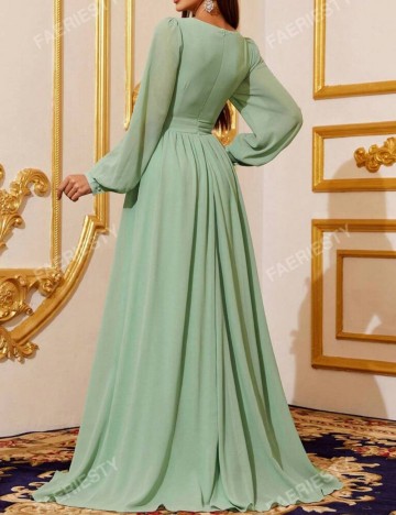 Rochie de ocazie FAERIESTY by Shein, verde