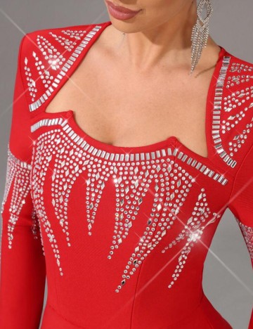 Rochie maxi Shein, roșu