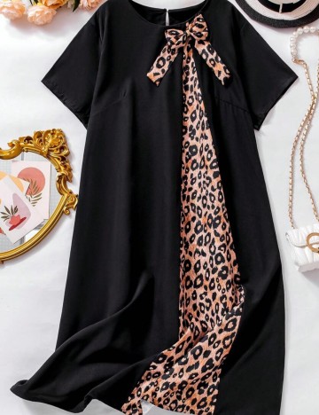 Rochie midi Shein Curve+, negru