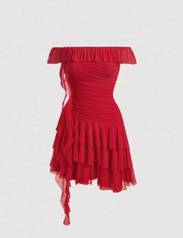 Rochie mini Shein, roșu