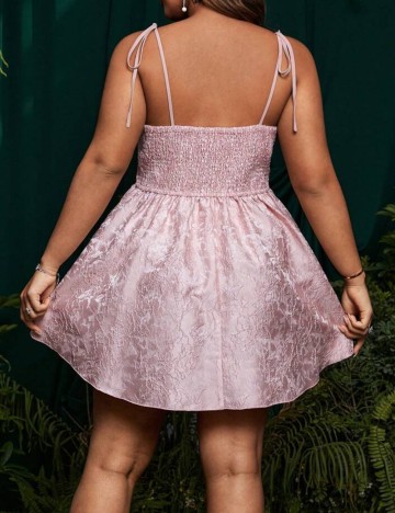 Rochie mini Shein Curve+, roz