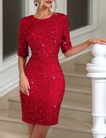 Rochie mini Shein, roșu