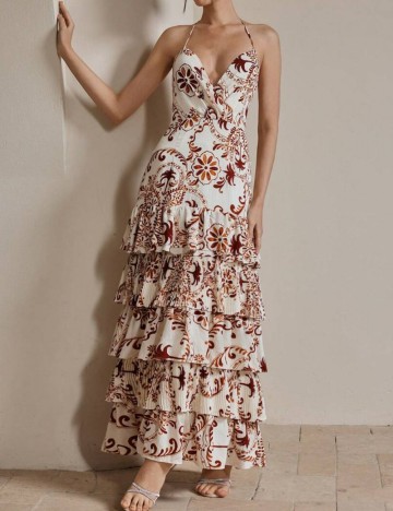 Rochie maxi Shein, mix culori