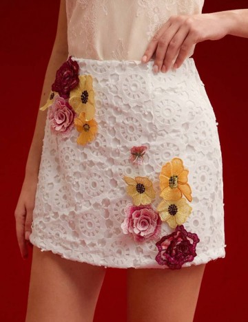 Fustă mini MOTF by Shein, mix culori