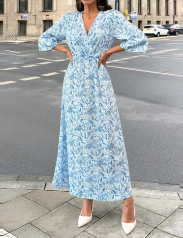 Rochie maxi Shein, mix culori