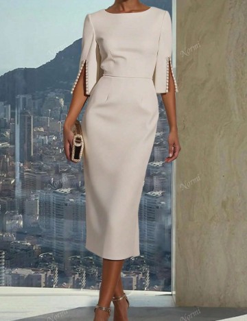 Rochie maxi Shein, alb
