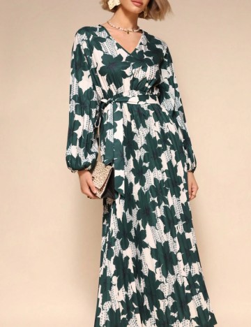 Rochie maxi Shein, verde