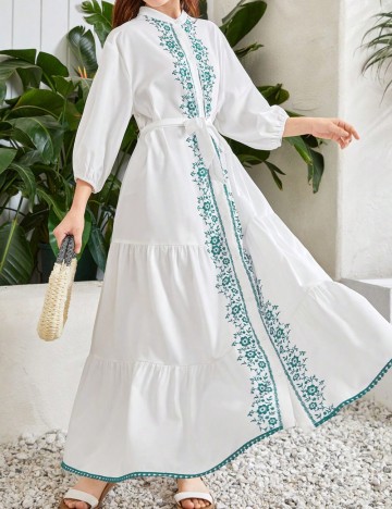 Rochie Shein, alb