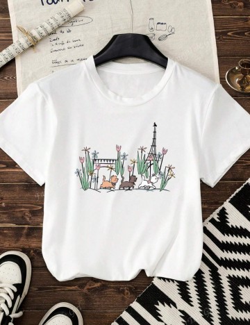 Tricou Shein, alb