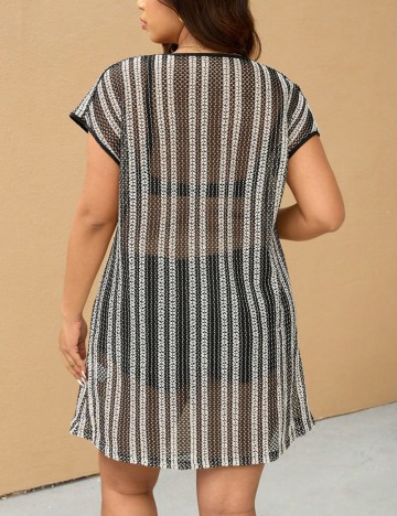 Rochie de plajă Shein Curve+, mix culori