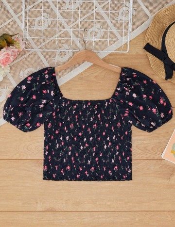 Top Shein, mix culori