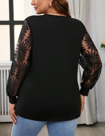 Bluză Shein Curve+, negru