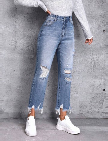 Jeans Shein, albastru