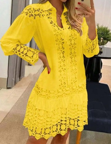 Rochie mini Shein, galben