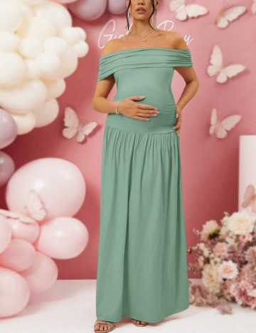 Rochie maxi Shein, verde
