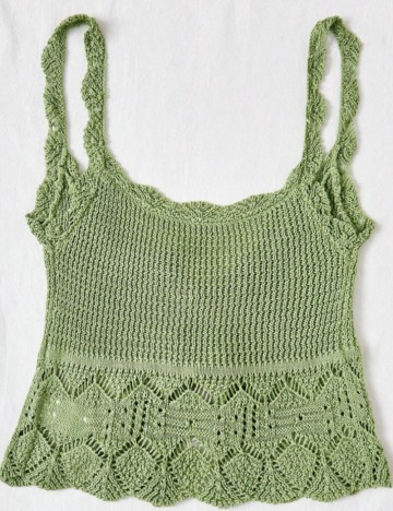 Top Shein, verde