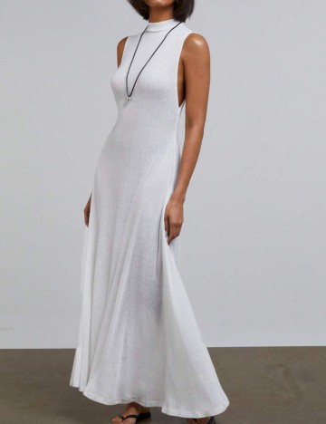 Rochie maxi Shein, alb
