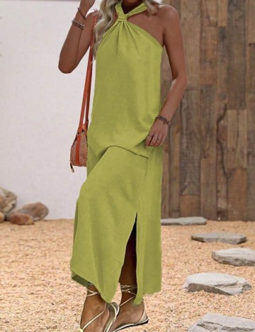 Rochie maxi Shein, verde