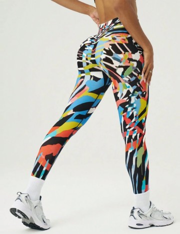 Colanți Sport Shein, mix culori