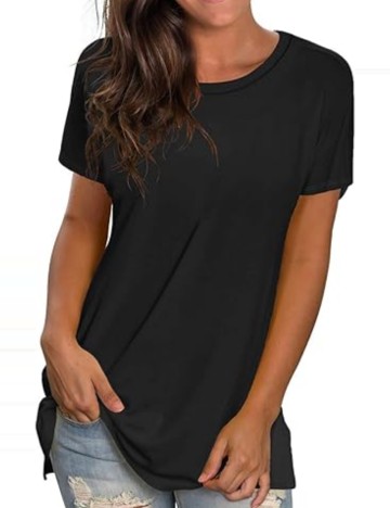 Tricou Shein Curve+, negru