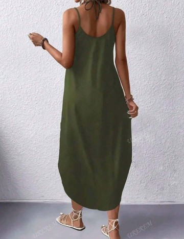 Rochie maxi Shein, verde