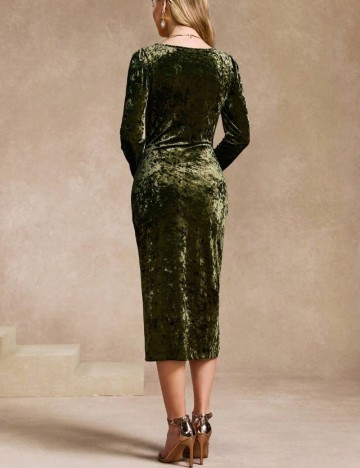 Rochie midi Shein, kaki