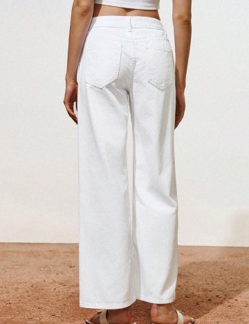 Jeans Shein, alb