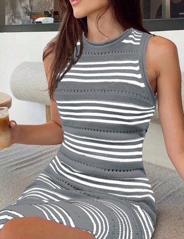 Rochie midi Shein, mix culori